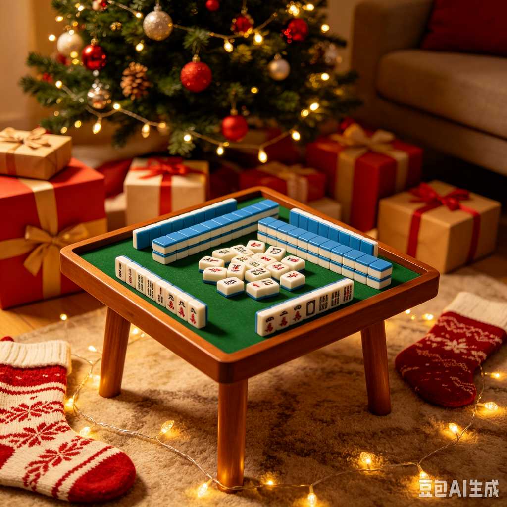 holiday gift mahjong set