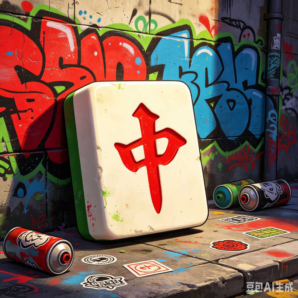 logo engrave mahjong tiles