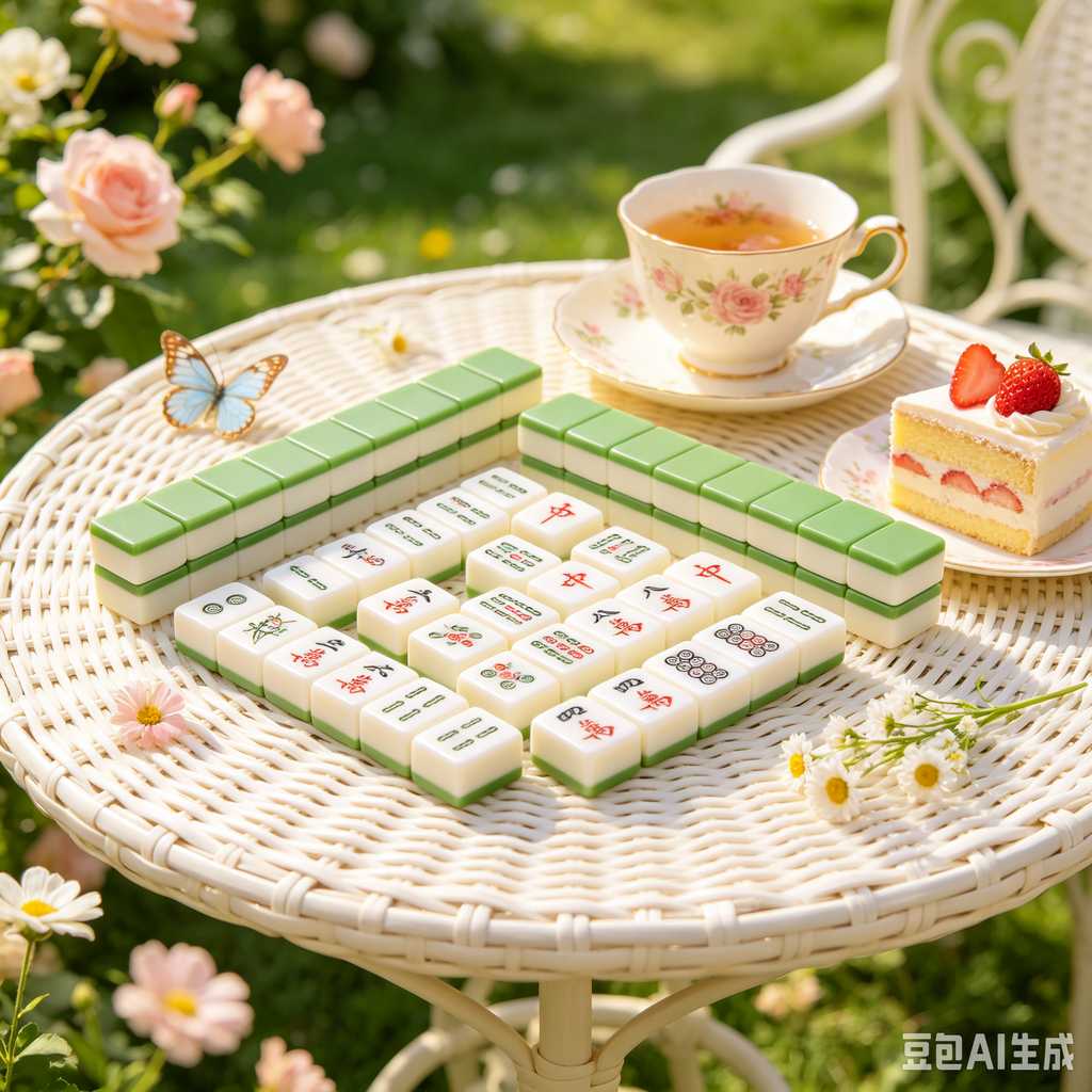 oil painting mahjong set