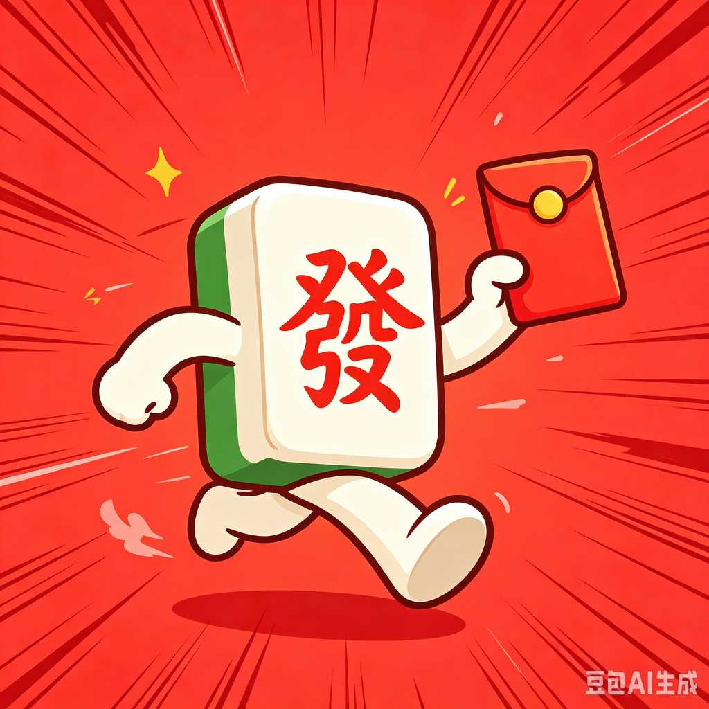 vivid color print mahjong set